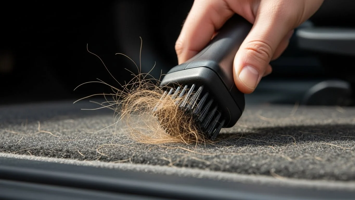 Dog Hair Out of Car Carpet