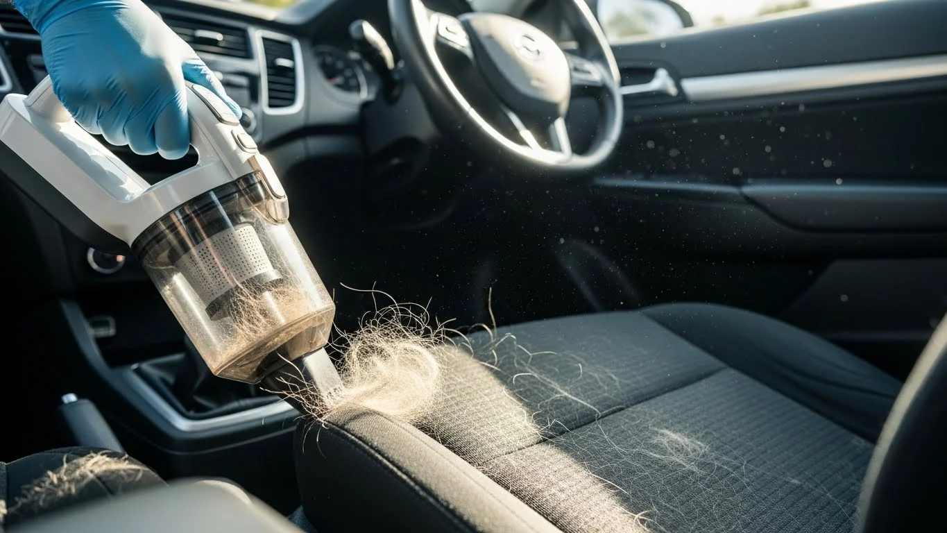 Remove Dog Hair From Your Car