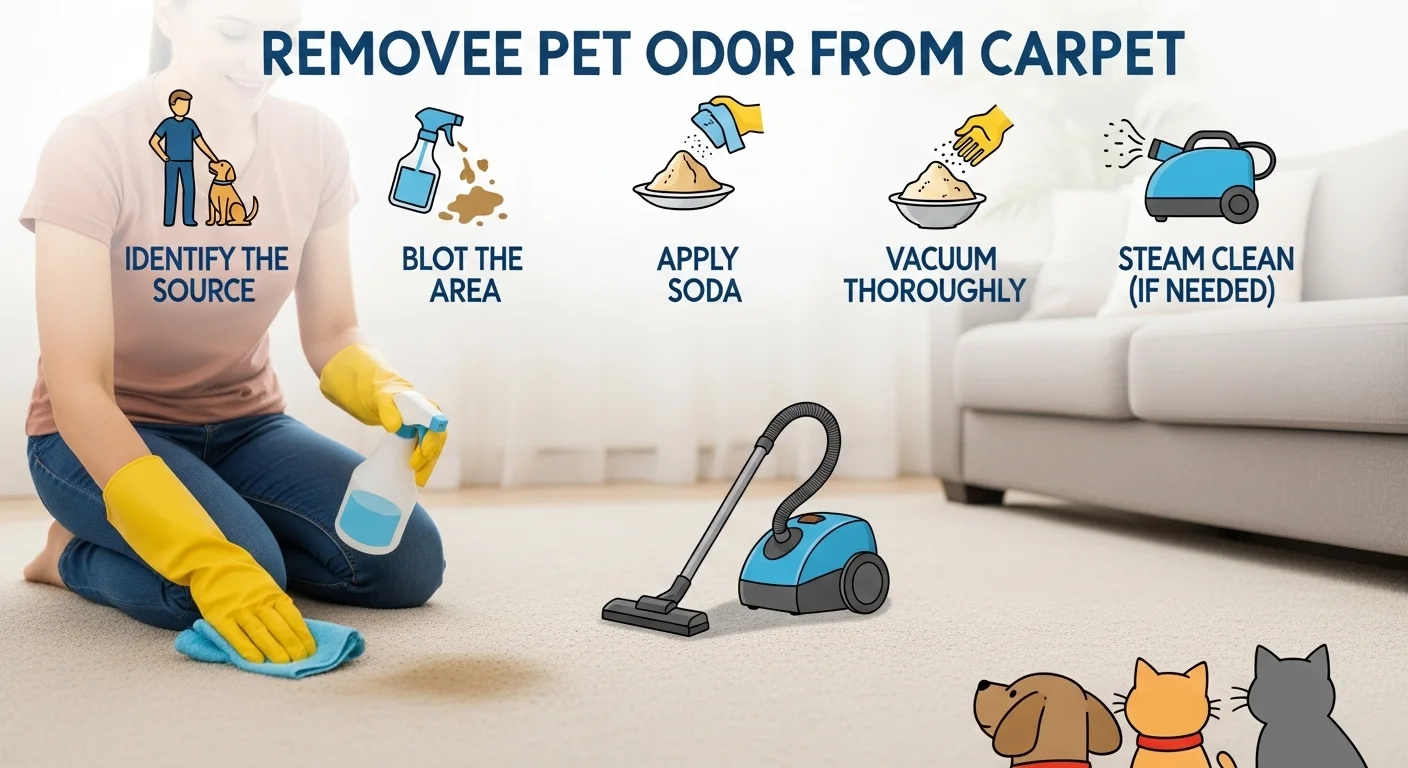 Guide to Removing Pet Odor from Carpet